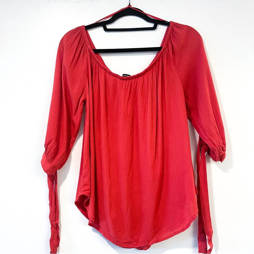 Ambiance Women's Red Blouse Rust XL